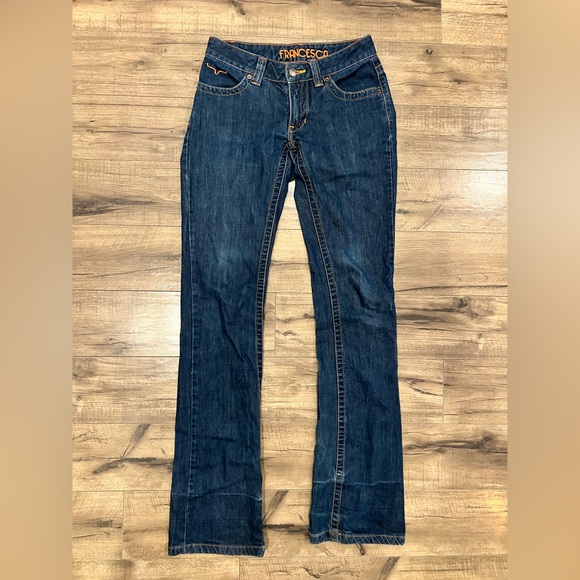 Kimes Ranch Dark Blue Boot Cut Jeans - Picture 2 of 3